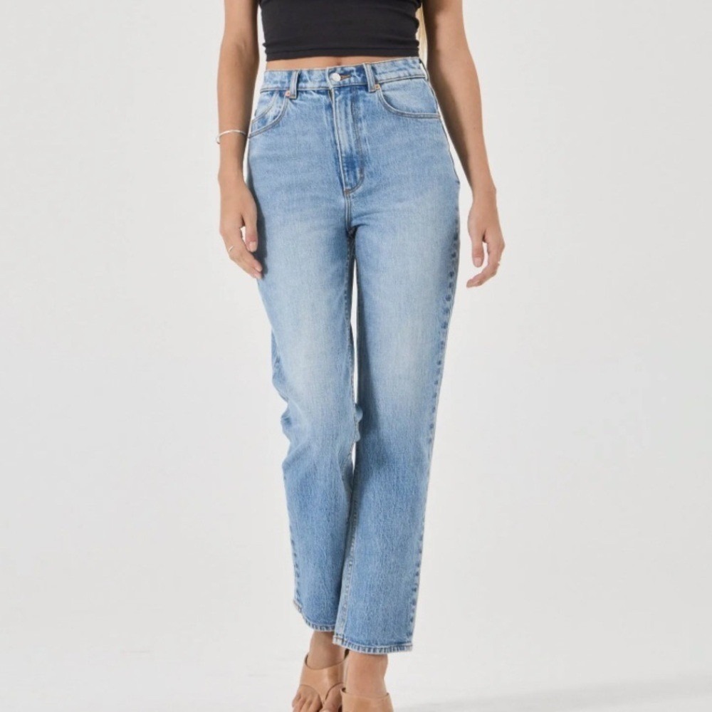 Rolla's Loulou Straight Jean - Lennon Blue Size 29